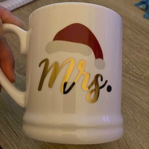 Mrs clause coffee cup